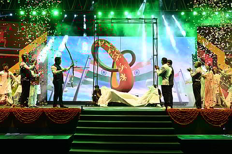 Pramod Sawant Launched Logo for National Games 2023 to be held in Goa