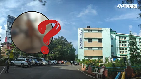 Naked Man On Panaji Streets