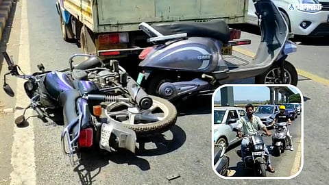 Accident On Mandovi Bridge