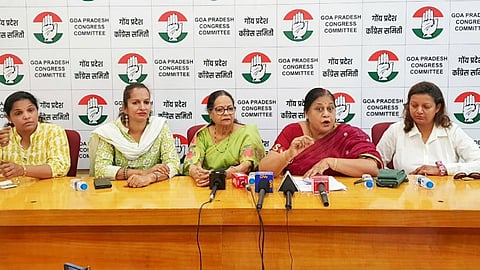 Press Conference Goa Pradesh Mahila Congress