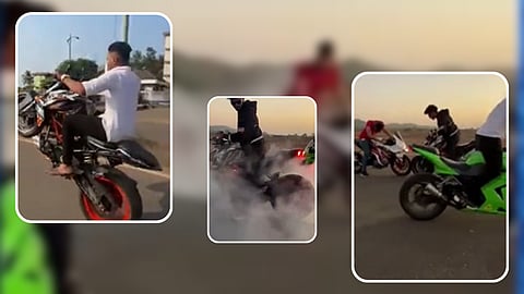 Curchorem Bike Stunt