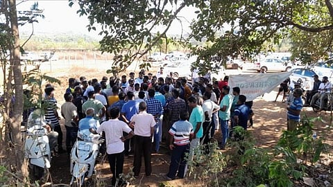 Mopa Taxi Association protest