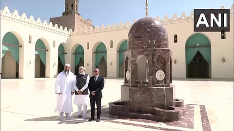PM Modi Al-Hakim Mosque Visit