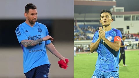 Lionel Messi | Sunil Chhetri