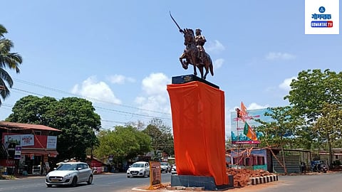 chhatrapati shivaji maharaj Statue At Calangute