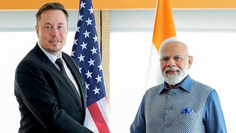 Elon Musk meets PM Modi