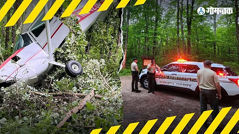 A private jet has crashed into the mountains in Virginia