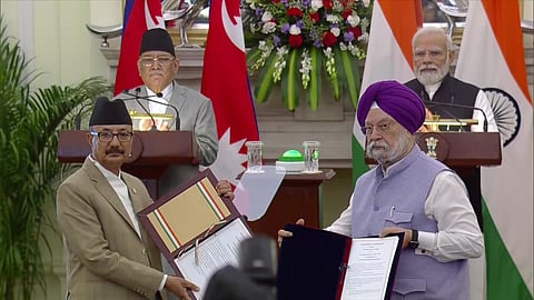 PM Narendra Modi & PM Pushpa Kamal Dahal Prachanda