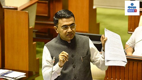 CM Pramod Sawant in Goa Assembly Session 2023