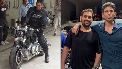MS Dhoni Bike Video