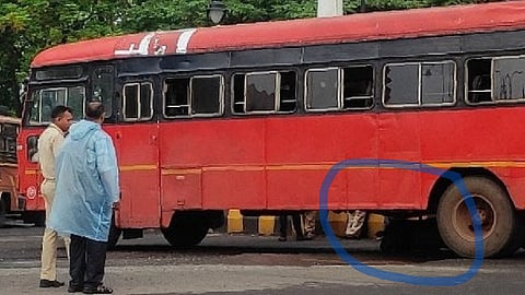 MSRTC Bus Accident At Panaji Bus Stand
