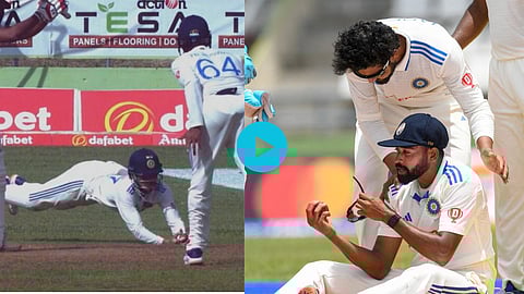 Mohammed Siraj and Shubman Gill Stunning Catches