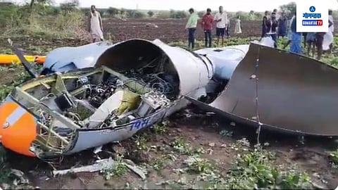 TAPAS DRDO Drone Crashes During Trial In Karnataka