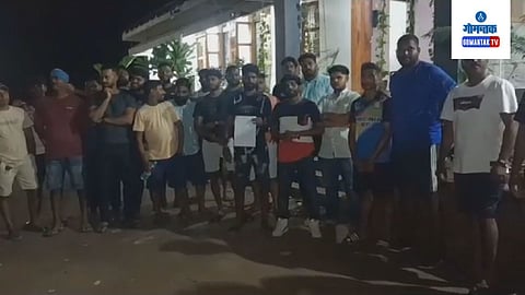 Calangute Locals Stage Protest