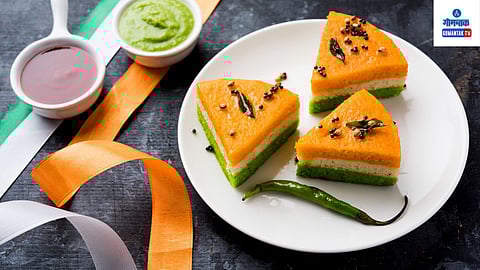 Tri Color Dhokla