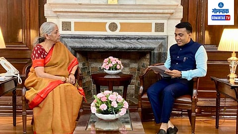 Goa CM Pramod Sawant meets Finance Minister Nirmala Sitharaman