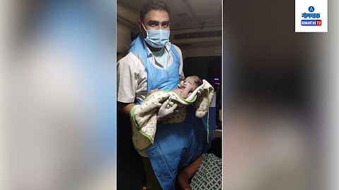 Women Delivery At Ambulance In Goa