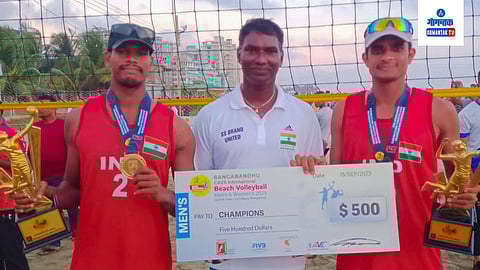 Goa Players Win central Asia gold in CAVA Beach Volleyball Tour