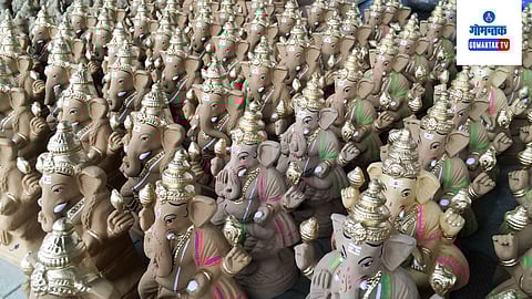Eco-friendly Lord Ganesha idols ahead of Ganesh Festival