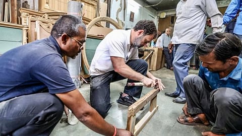 Rahul Gandhi Carpenter