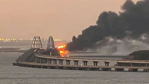 Russia repulsed Crimean bridge attack, shoots down three Ukrainian drones in mid-air.