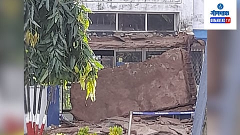 Naval Aircraft Yard Slab Collapsed