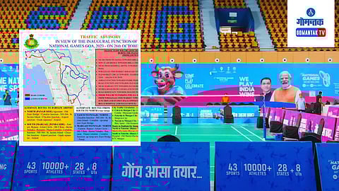National Games Goa 2023 Traffic Diversion