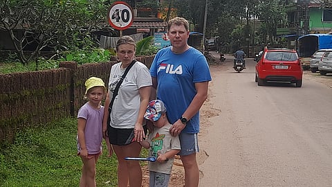 Russian Tourist In Goa
