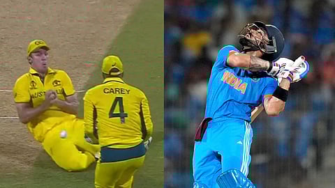 Mitchell Marsh dropped catch of Virat Kohli