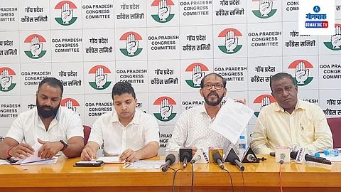 goa congress leader girish chodankar Press