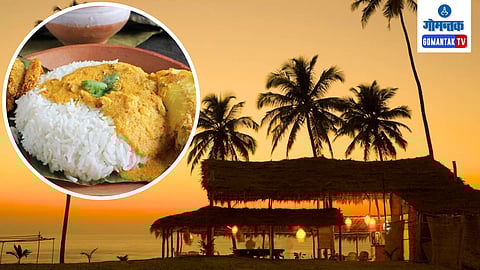 Fish Curry Rice at Shacks in Goa