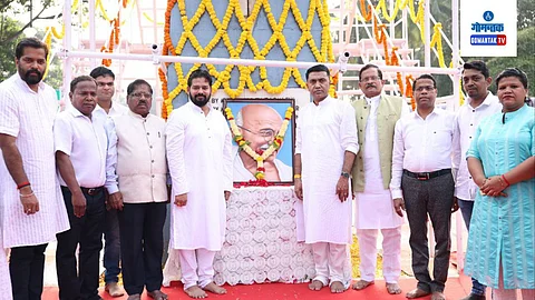 Goa CM Pramod Sawant Tributes To Mahatma Gandhi At Old Goa