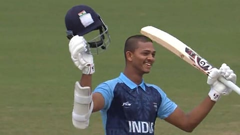 Yashasvi Jaiswal created history, by becoming the first Indian to score a century at the Asian Games.