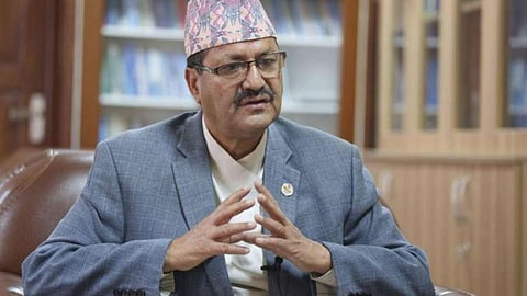 Nepal's Foreign Minister Narayan Prakash Saud