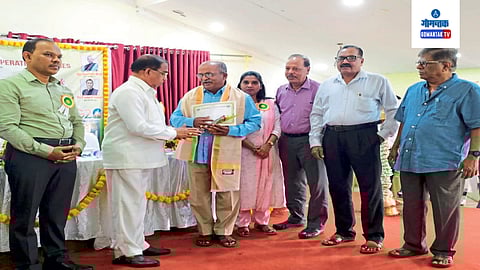 Assonora Panchsheel Cooperative Society Shyam Harmalkar Excellent Chairman