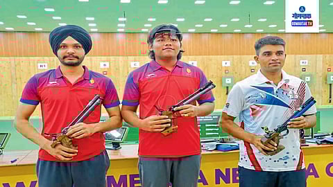 Medalist in 10m Air Pistol category.