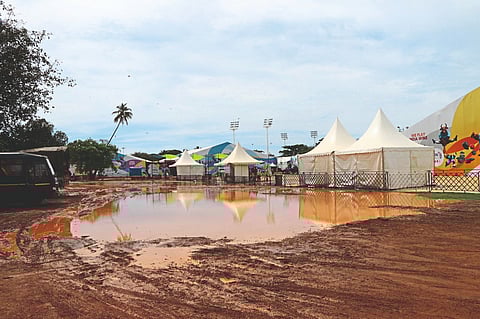 Rain At National Games Goa 2023