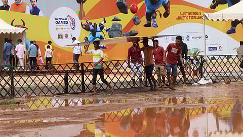 Rain At National Games Goa 2023