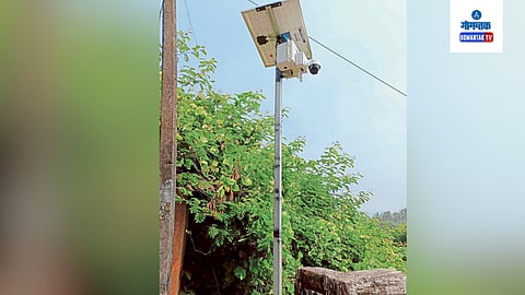 CCTV cameras deployed on Khandepar bridge.