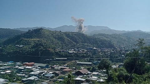 Myanmar Air Strike Mizoram Border