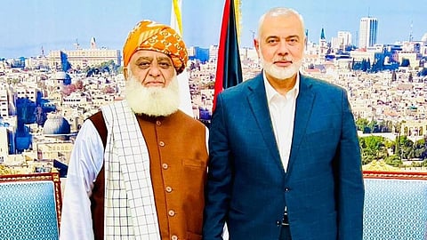 Hamas Leader Ismail Haniyeh & Pakistan Leader Fazl UR Rehman