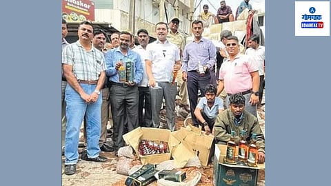 Goa Made Illegal Liquor Seized