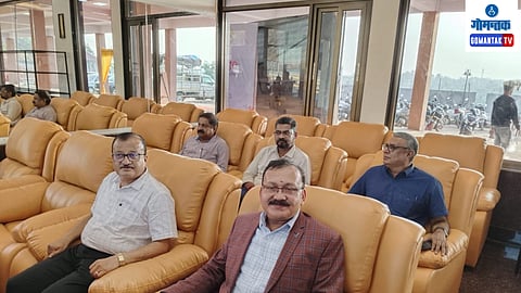 Executive lounge at Thivim Railway Station: