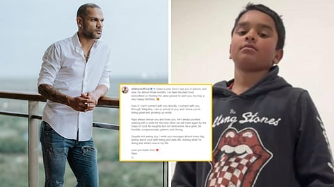 Shikhar Dhawan Emotional Post for his Son Zoravar