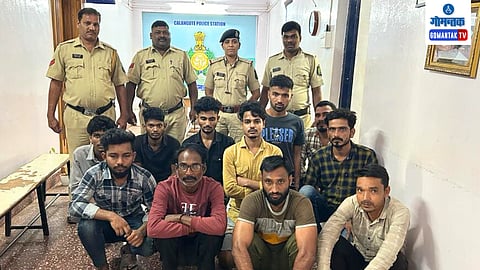Goa Police Arrests 11 touts at Calangute