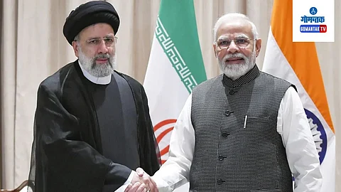 Iranian President and Prime Minister Modi
