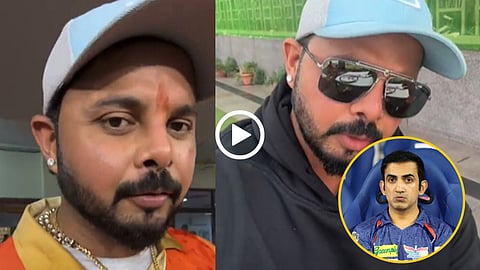 Sreesanth and Gautam Gambhir Fight