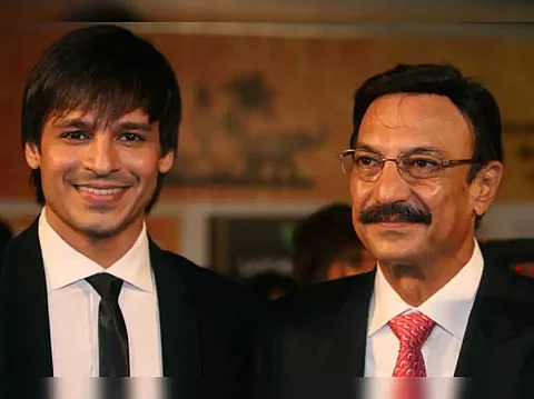 Vivek oberoi shares post about his father comeback