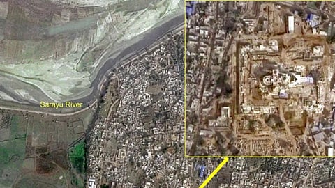 Ram Mandir From Space ISRO