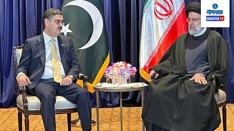 pakistan pm anwaar ul haq kakar and iran president